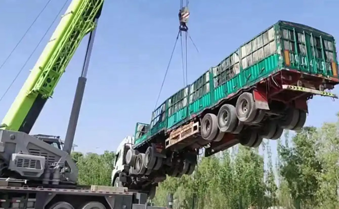 灵武道路脱困救援案例
